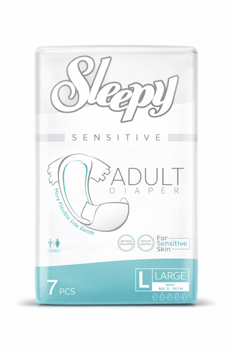Pañales para Adultos Sleepy Sensitive – Talla L (7 unidades)