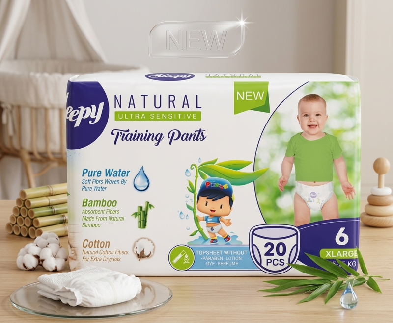 Sleepy Natural Training Pants – Talla 6 (X-Large) 20 PCS