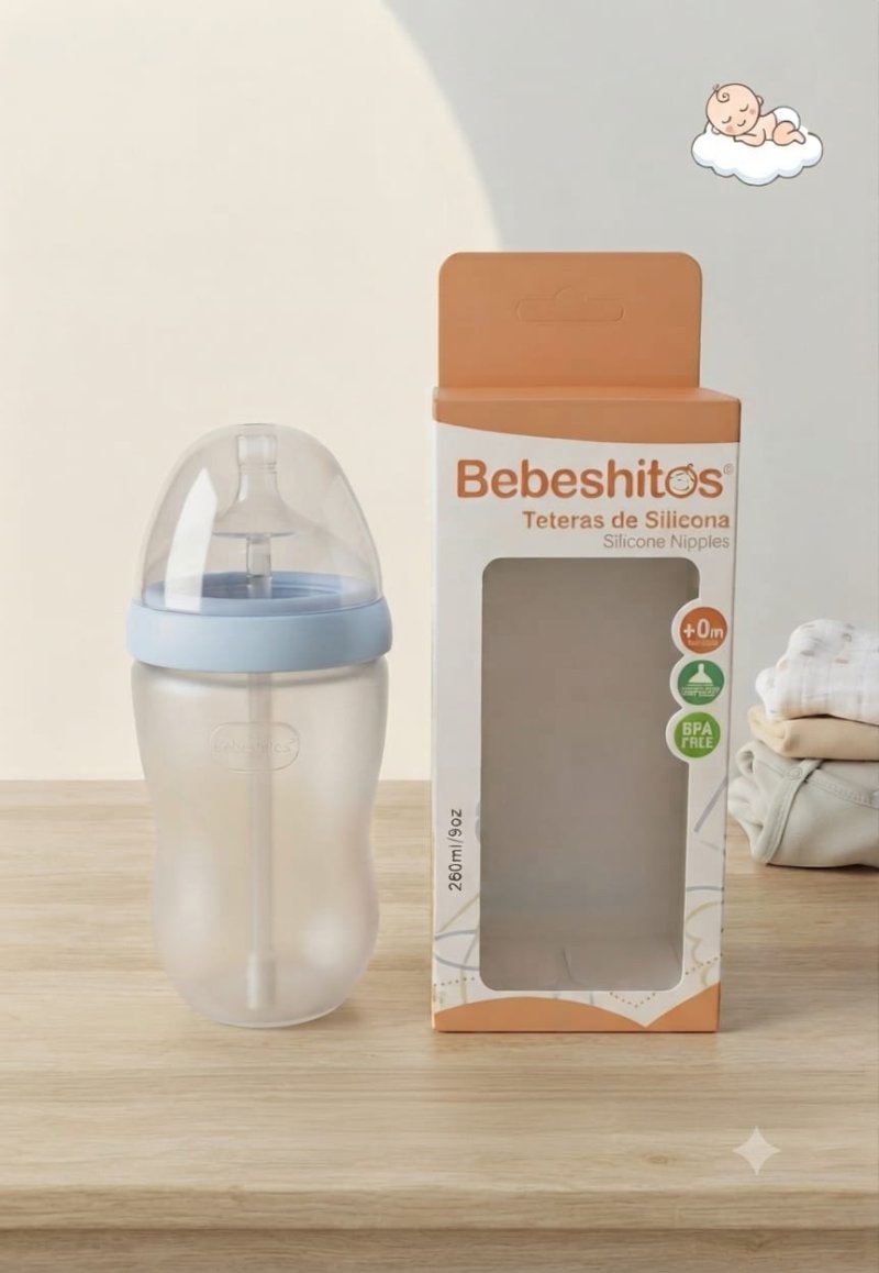 BIBERON SILICONA 9 OZ.