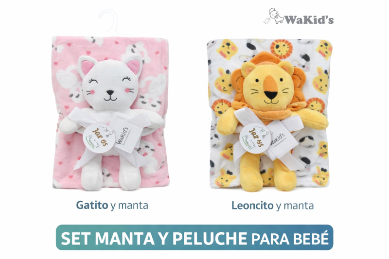 COBIJAS CON MUÑECO PARA BEBE