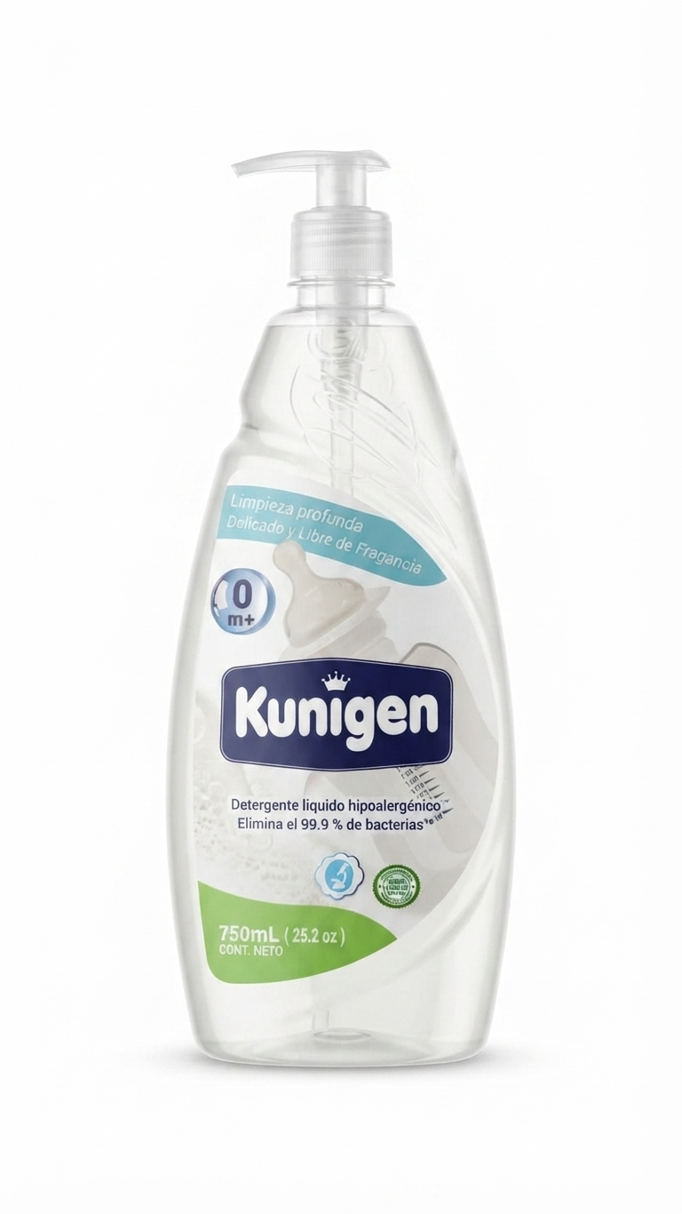 DETERGENTE PARA LAVAR BIBERONES 750ML.