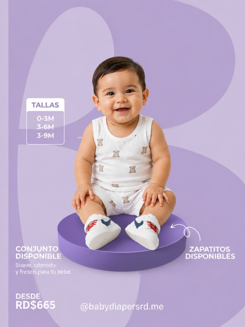 CONJUNTO DE BEBE PARA BEBE 2 PCS