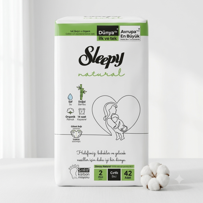 SLEEPY NATURAL #2 42 UN. 3-6 KG
