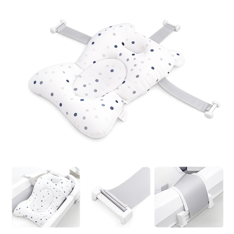 Cojín de soporte para baño de bebé