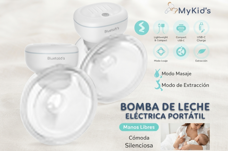 SET 2 EXTRACTORESDE LECHE MATERNA MANOS LIBRES