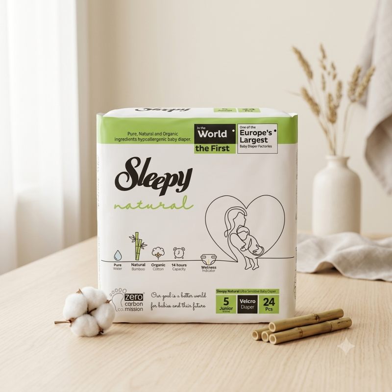 SLEEPY NATURAL #5 24 UN. 11-18 KG