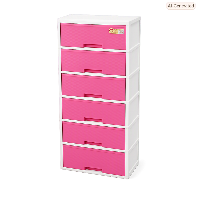 GAVETERO DURALON 6 GAV. ROSA