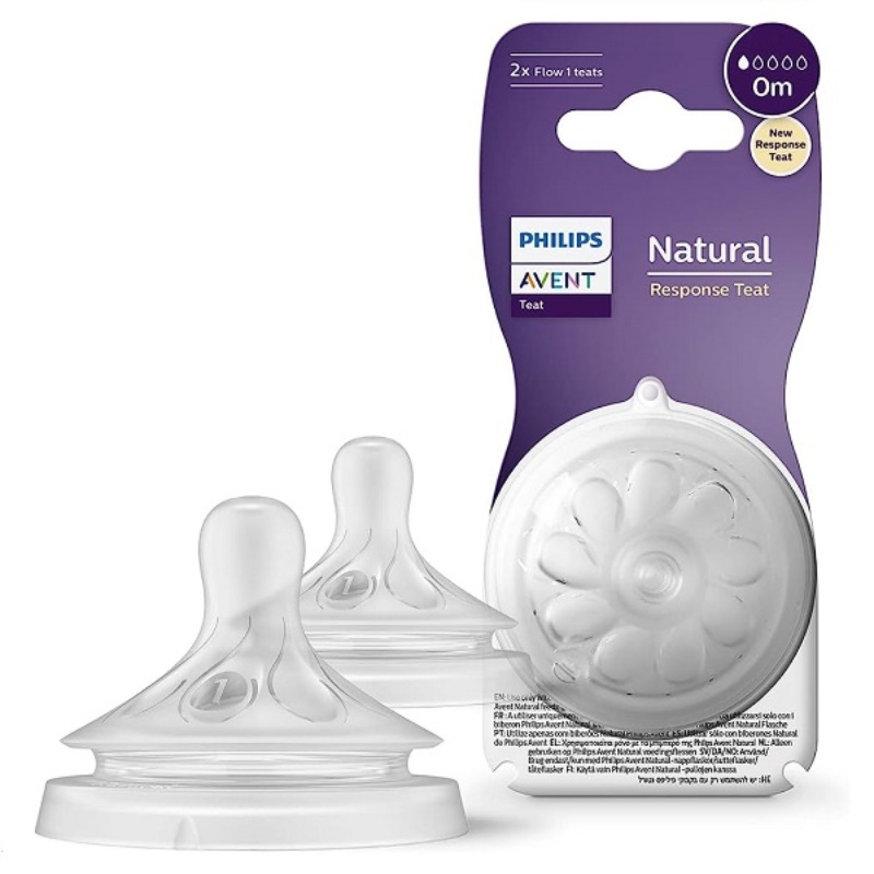 Set 2 Tetinas AVENT Natural 3.0 Flujo 1 0Meses