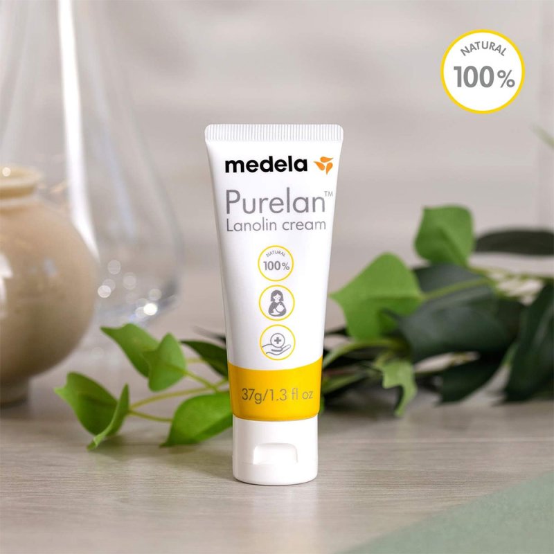 Medela Purelan 100% Pure Lanolin Nipple Cream, 37 g