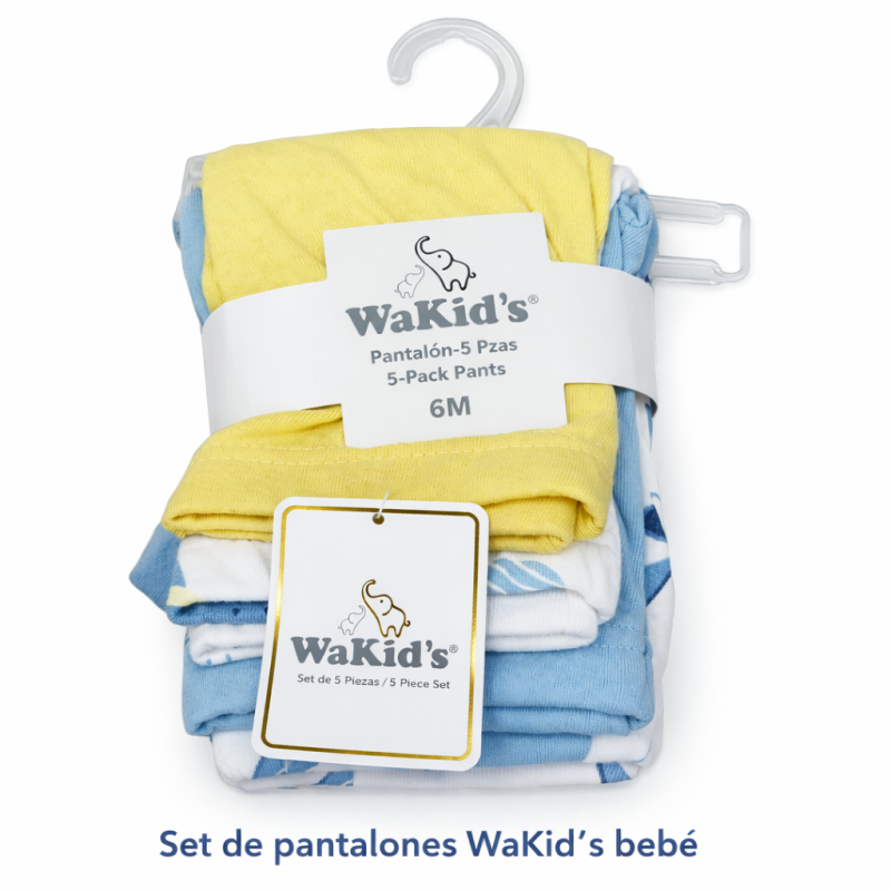 SET 5 PANTALONES PARA BEBE