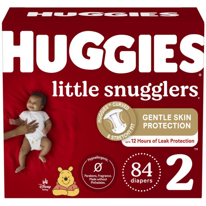 Huggies Little Snugglers Pañales para Bebé Talla 2 / 84 Unidades
