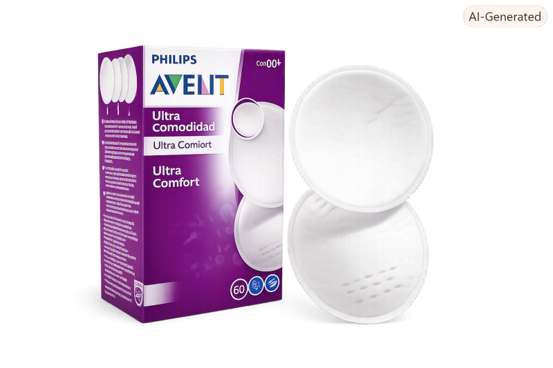24 PROTECTORES ABSORBENTES DESECHABLES PHILIPS AVENT PARA EL DÃA Y LA NOCHE