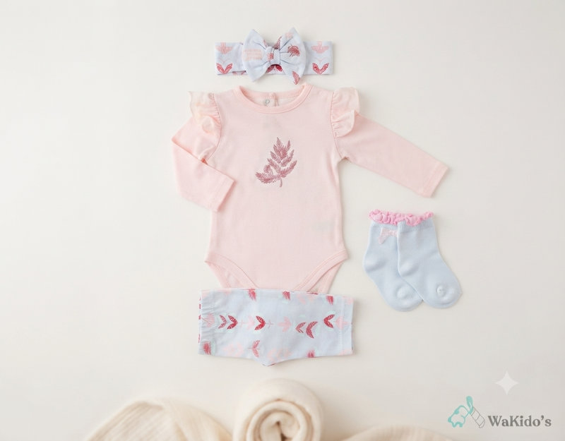 SET 4 PZS ROPA Y ACCS. PARA BEBE